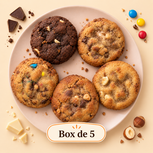 Box de 5 cookies