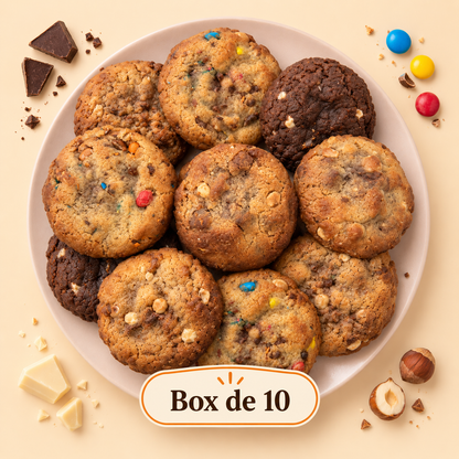 Box de 10 cookies
